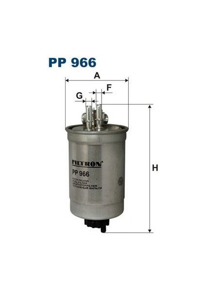 Fıltron PP966 - Yakıt Filtresi Doblo-Palıo-Sıena-Punto Iı 1.9d 11/00