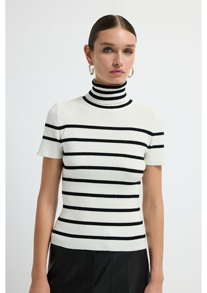 Balıkçı Yaka Triko Kazak Kemik 13945625000 fırsatları