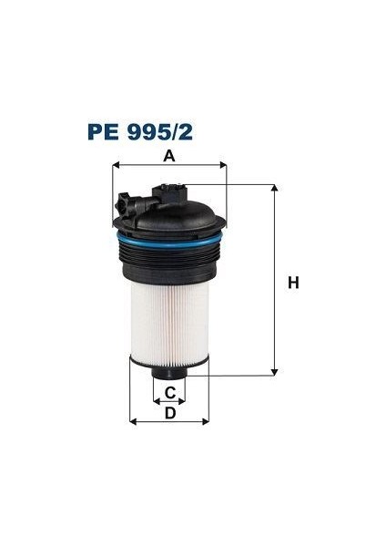 Fıltron PE995.2 - Mazot Filtresi Ford Yenı Transıt V363-V362 17 2.0 Ecoblue