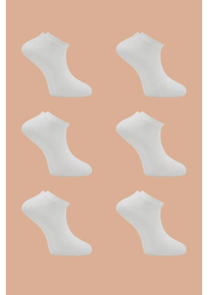 Bambu Erkek Patik Beyaz Çorap Dikişsiz 6'lı Paket fiyatları