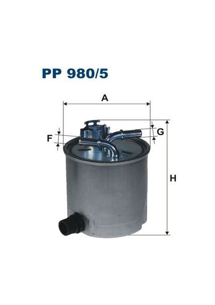Fıltron PP980.5 - Yakıt Filtresi Dacıa Logan- Logan Mcv- Jımny 1.5dcı