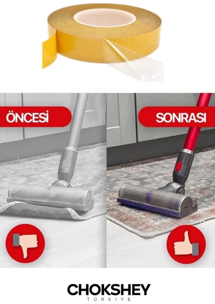 Halı Kilim Sabitleme Yapıştırma Kaydırmaz Çift Taraflı Bant 48mmx5mt- 1 Adet fiyatları