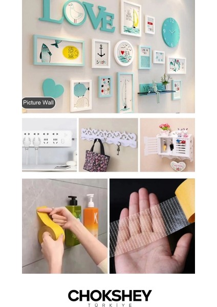 Halı Kilim Sabitleme Yapıştırma Kaydırmaz Çift Taraflı Bant 48mmx5mt- 1 Adet indirimleri