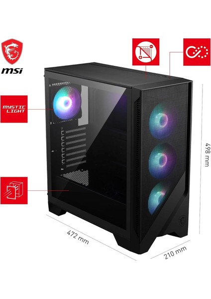 Dfs Gamıng Karrıe Ryzen 5 9600X-B650M-RTX 5070 Tı 16GB-32GB Ddr5 Ram-1tb M.2 Ssd-Oyuncu Bilgisayarı modelleri