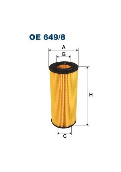 Fıltron OE649.8 - Yag Fıltresı Bmw M57 N E46 E90 E60 E92 E93 E63 E64 E65 E83 E70 E71