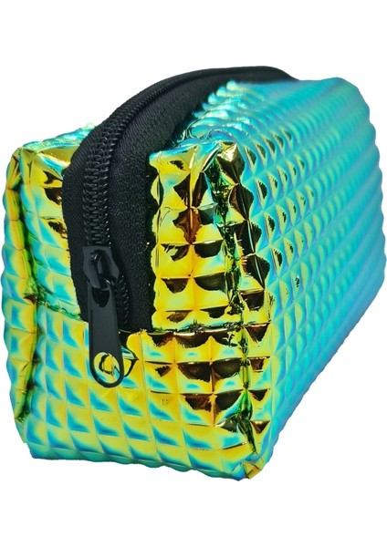 Şık Bordo Çok Amaçlı El ve Kozmetik Çantası