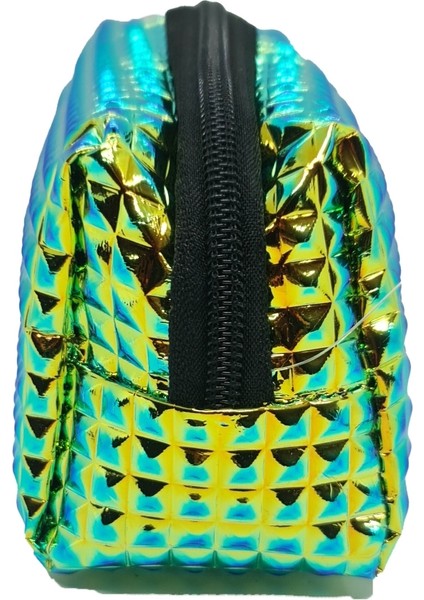 Şık Bordo Çok Amaçlı El ve Kozmetik Çantası