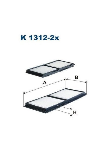 Fıltron K1312-2X - Kabin Filtresi Mazda 3 Bl 1.6 Mz-Cd 115HP 11/10-