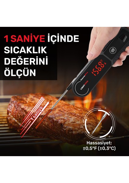 TP622 Daldırma/saplama Izgara/barbekü/mangal Et Gıda Ölçme Pişirme Termometresi fiyatları
