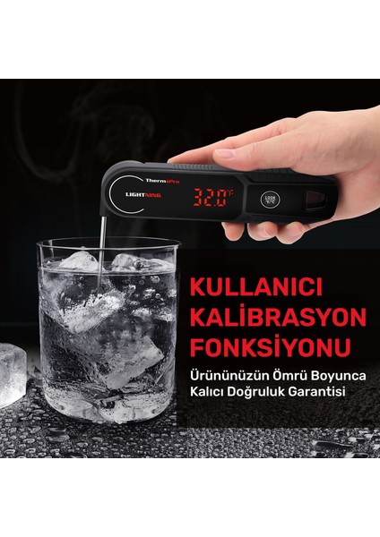 TP622 Daldırma/saplama Izgara/barbekü/mangal Et Gıda Ölçme Pişirme Termometresi indirimleri