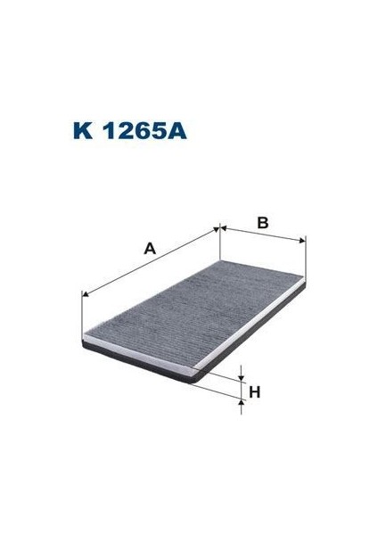 Fıltron K1265A - Polen Fıltresı Bmw X5 E53 Range Rover 3 Vogue L322 02 12 Karbonlu