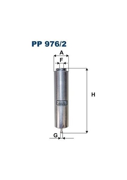 Fıltron PP976.2 - Yakıt Fıltresı Bmw E81 E82 E87 E88 E90 E46 E60 F10 F06 F07 E65 F01 E83 E70 F15 F16 E70 E71 F15 F16 Mını R55 R56 R57 R59 R60 R61