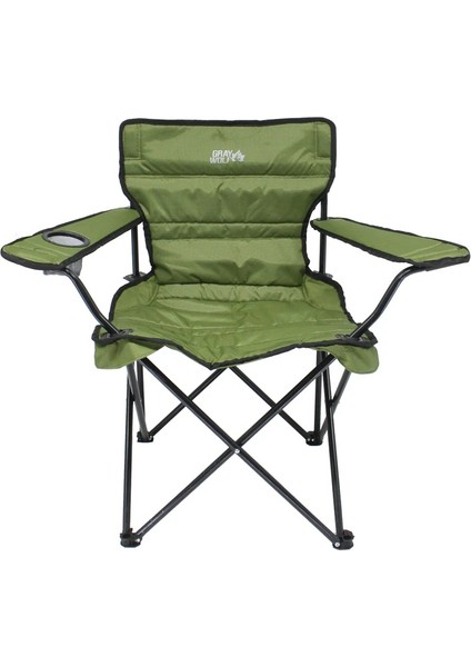 Sandalye Bardaklı Petli - Yeşil