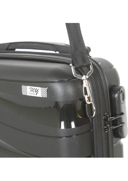 Şık Siyah Çok Bölmeli Makyaj Çantası, Taşıması Kolay ve Çekici Tasarım modelleri