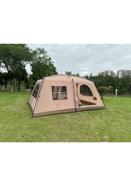 Çift Katmanlı Zirve Tasarımlı Dört Mevsim Çadırı 16.3 Metrekare (430*380*220 Cm) modelleri