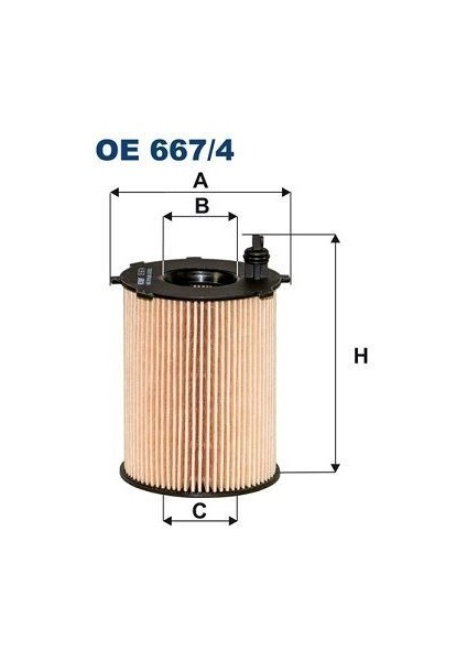 Fıltron OE667.4 - Yag Fıltresı P208 P301 P308 P508 P2008 Partner Teppe Berlıngo Celysee C3 C4 Ds3 Ds4 Ds5 Jumpy 1.6hdı Euro 6 Crossland x Grandland x B16DTH