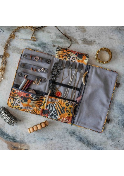 Renkli Takı ve Makyaj Çantası, Şık ve Kullanışlı Tasarım