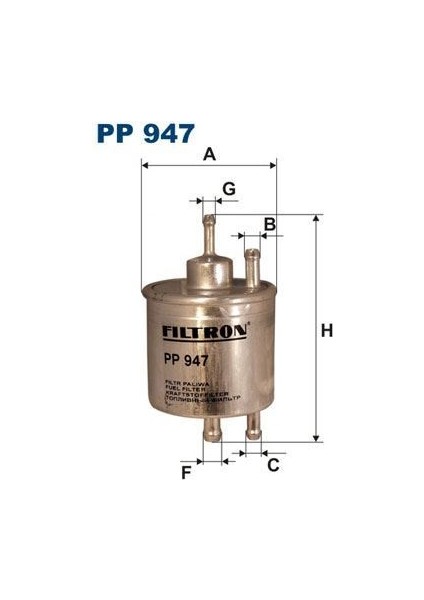 Fıltron PP947 - Yakıt Fıltresı Mercedes M166 W168 W414