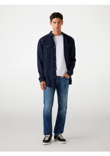 Finnley Erkek Lacivert Slim Fit Jean M5YAS2D5QB1-CULR fiyatları