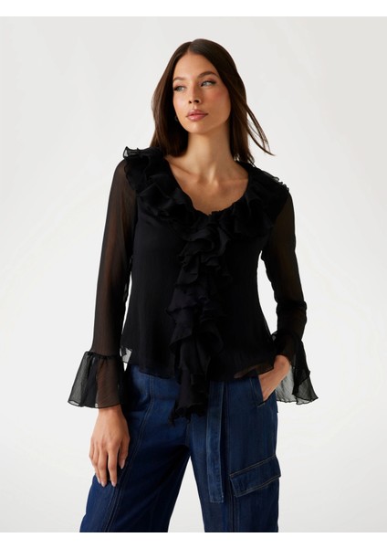 Sana Kadın Siyah Top W5PH1RWP690-JBLK