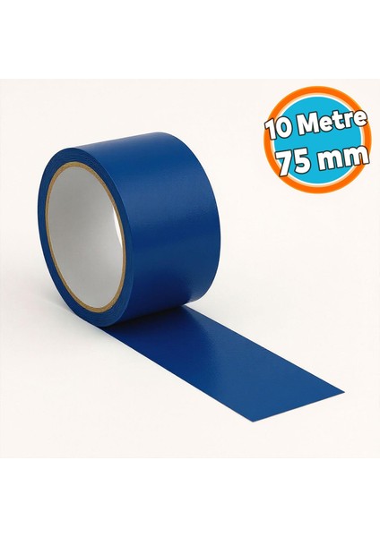 Tamir Bandı 75 mm x 10 mt Çok Amaçlı Güçlü Yapışkanlı Suya Dayanıklı Onarım Yalıtım Bandı Mavi