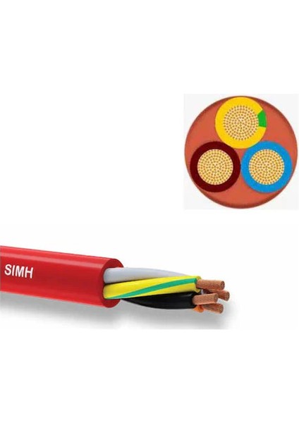 3x4 Mm2 Simh Silikon Kablo 1 Metre