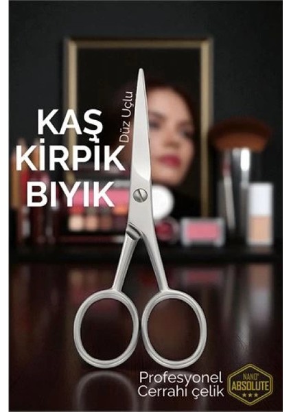 Modacar Kaş Kirpik Makası - Bıyık Makası Profesyonel Cerrahi Çelik fiyatları