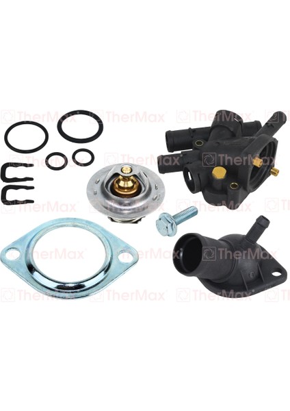 Termostat 89 C Komple Kangoo 97> Megane I 96> Clıo Iı 98>05 Laguna 96> 1.9d F8Q Sensör Delikli