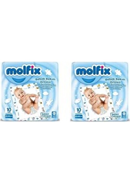 Bebek Bakım Örtüsü 60x60 cm Unisex Kullanıma Uygun 10 Adet 2'li Paket fiyatları