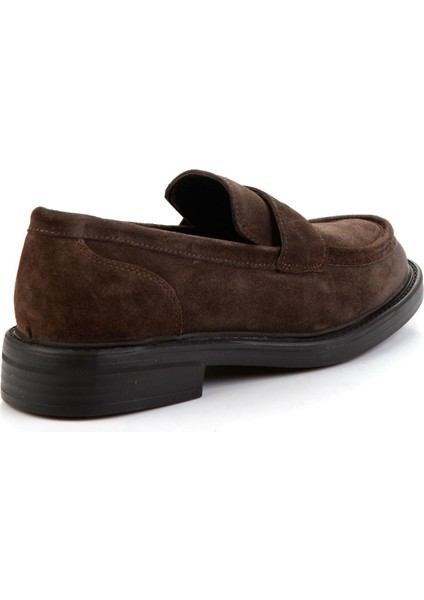 Kahve Hakiki Deri Erkek Loafer Ayakkabı E01905003602 modelleri