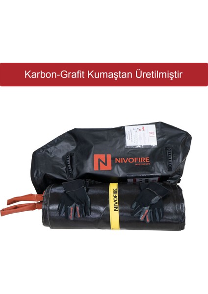Elektrikli Araba Yangın Battaniyesi-Nivofire - Texograft Alfa 6MX8M modelleri