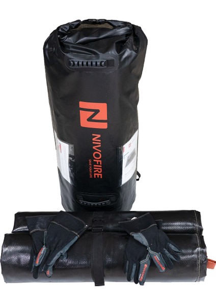 Elektrikli Araba Yangın Battaniyesi-Nivofire - Texograft Alfa 6MX8M