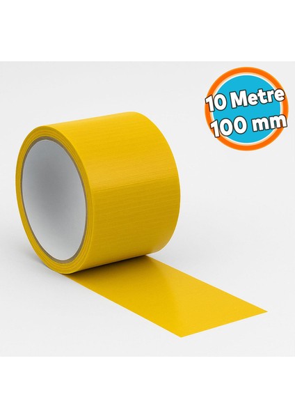 Tamir Bandı Sarı 100 mm x 10 mt Çok Amaçlı Güçlü Yapışkanlı Suya Dayanıklı Onarım Yalıtım Bandı