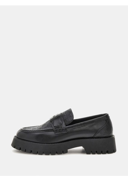 Gorizia Erkek Siyah Deri Makosen FMTGORLEL14-BLACK