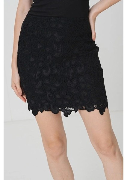 Delilah Kadın Siyah Etek W5YD88WHEP0-JBLK