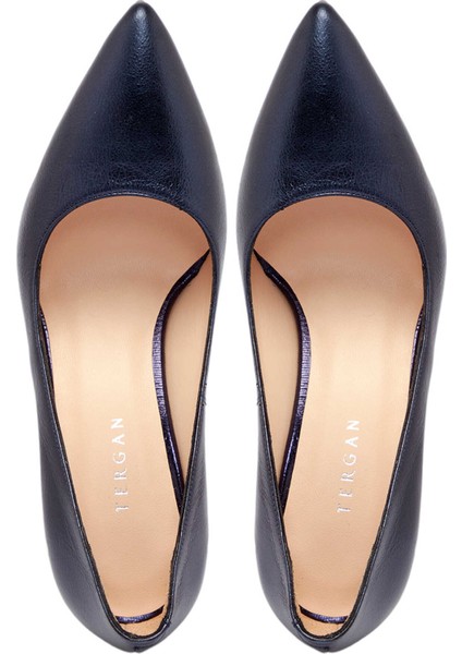 Lacivert Hakiki Deri Kadın Stiletto - K24S1AY67599-U2K indirimleri