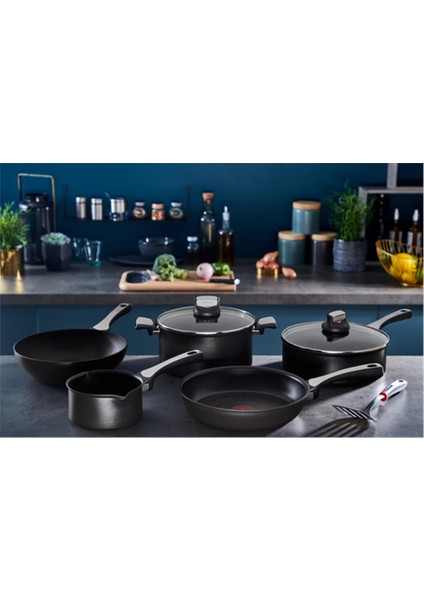 Titanyum 6X UnlimitedOne 28 Cm İndüksiyon Tabanlı Wok Tava - 2100116318