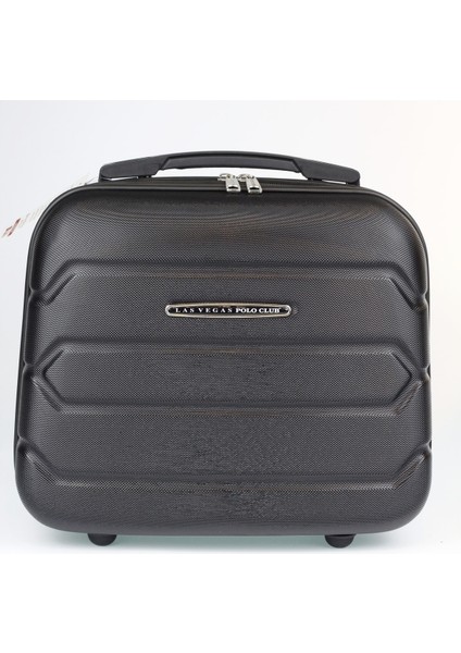 Şık Siyah Seyahat Makyaj Çantası, Pratik ve Hafif Taşıma Için Ideal