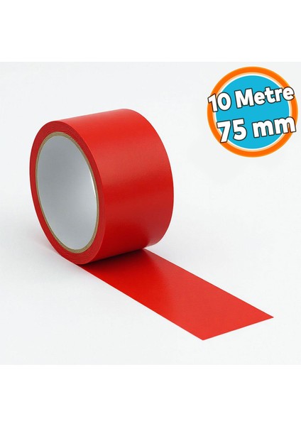 Kırmızı Tamir Bandı 75MM X10MT Suya Dayanıklı Güçlü Yapışkan Bant Izolasyon Onarım Kullanışlı Pratik