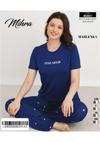 Mavi Kadın Pijama Takımı - Rahat, Yumuşak Kumaşlı ve Şık Ev Giyim