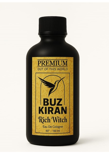 Premium Cam Dökme Lavanta , Vanilya ve Beyaz Çay Kolonyası 100 ml - Rich Witch