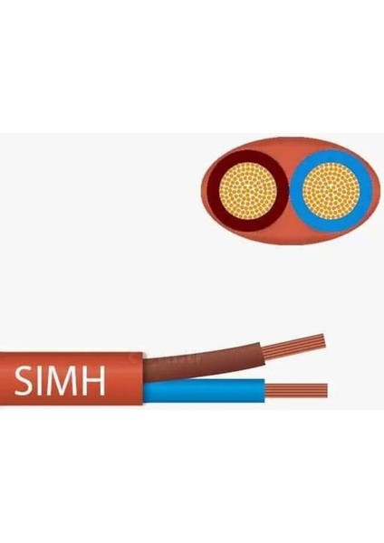 2x6 Mm2 Simh Silikon Kablo 1 Metre