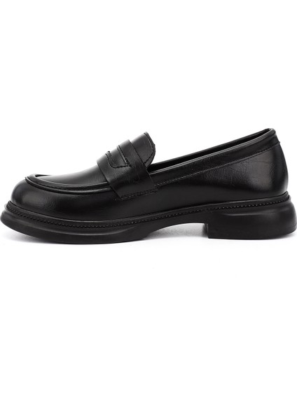 Kadın Siyah Loafer Ayakkabı modelleri