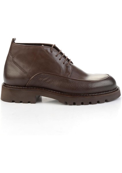 Kahve Kahve Hakiki Deri Erkek Bot & Bootie E02580003303
