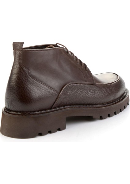 Kahve Kahve Hakiki Deri Erkek Bot & Bootie E02580003303 modelleri