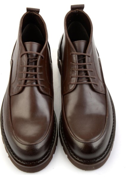 Kahve Kahve Hakiki Deri Erkek Bot & Bootie E02580003303 fırsatları