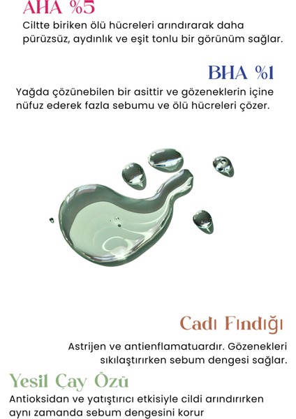 Peeling Etkili, Canlandırıcı, Ton Eşitleyici, Gözenek Görünümünü Hafifleten AHA-BHA Tonik - 200 m fiyatları