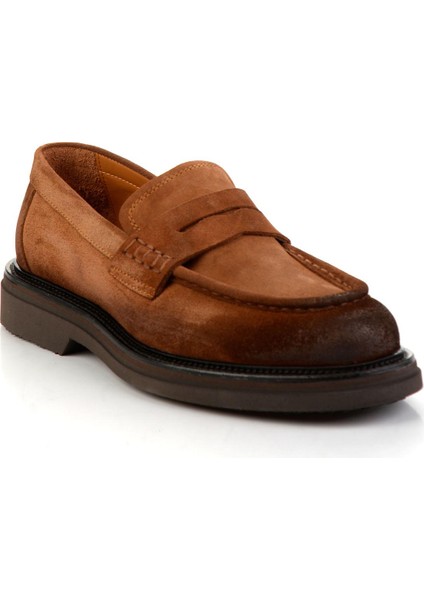 Taba Hakiki Deri Erkek Loafer Ayakkabı E01901495302 fiyatları