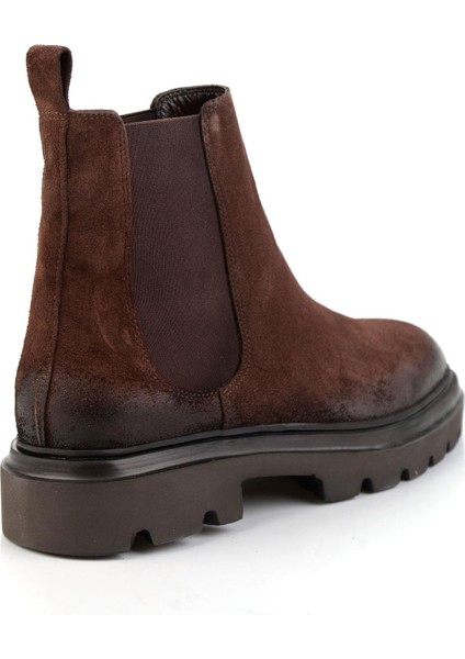 Kahve Hakiki Deri Erkek Bot & Bootie E02304093002 modelleri