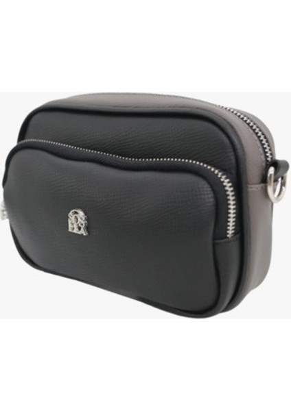 Bayan Çapraz Çanta - 67-7063 Siyah - Gri